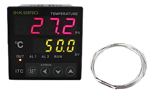 Controlador De Temperatura Digital Pid Itc-100rl De 12v 24v 