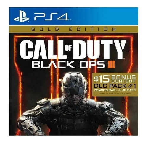 Call of Duty: Black Ops III  Black Ops Gold Edition Activision PS4 Físico