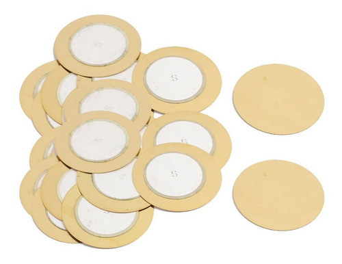 Uxcell 20pcs 27 Mm Diametro Piezo Disco Ceramica Cobre