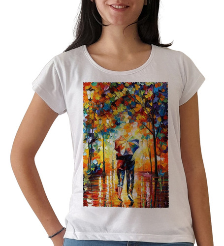 Remera Afremov Paris Cuadros Arte Mujer Chick