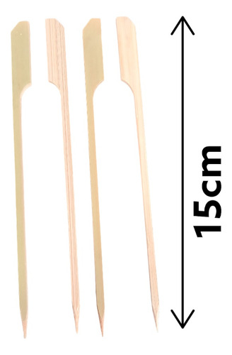 Palillo Bambú Teppo Sushi 15cm (100 Piezas)