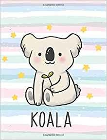 Koala Hello Koala Cover And Lined Pages, Extra Large (85 X 1