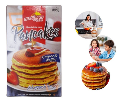 Mezcla De Harina Pancakes Agua 