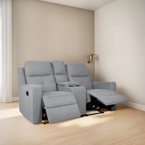 Sofa Reclinable Con Portavasos Love Seat Moon Easy Lving