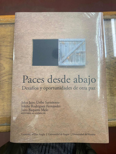 Paces Desde Abajo Desafíos Y Oportunidades De Otra Paz