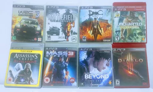 Lote com 10 Jogos de Playstation 3 Ps3 - Mídia Física Original - Desconto  no Preço