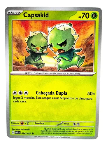 capsakid pokemon card Japan Pop Mart Capsakid - Riskkyy_