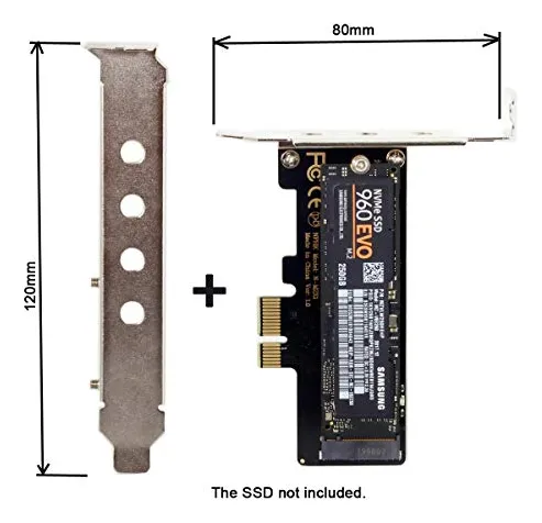 Xiwai Pci-e 3.0 X1 De Perfil Bajo A M.2 Ngff M-key Ssd Nv
