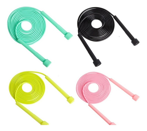 Imagen 2 de 6 de Pack 4 Cuerda Para Saltar Cardio Crossfit Deporte Ejercicios