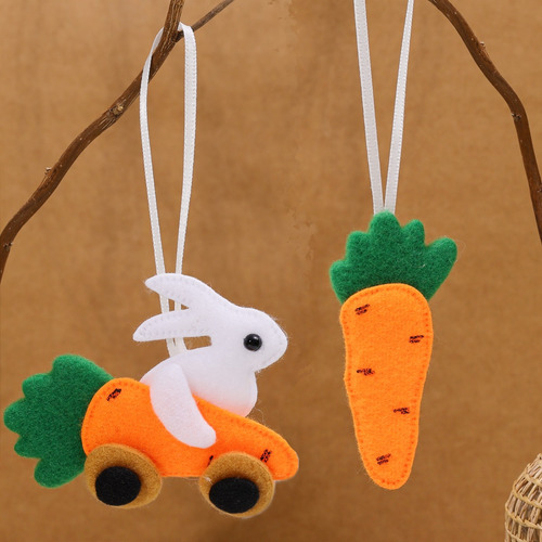 Colgante De Dibujos Animados Con Diseño De Conejo Y Pollito