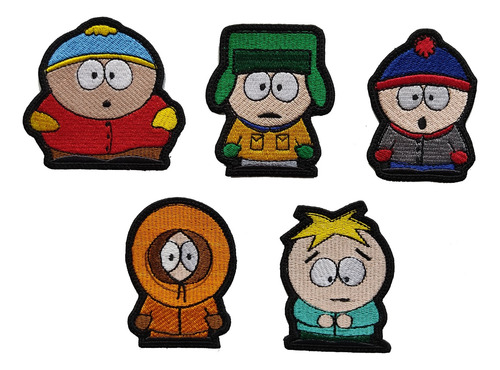 Parche Bordado Personajes South Park Stan Kyle Kenny Cartman