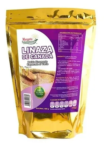 Linaza De Canada 450 Gr Margarita Naturalmente