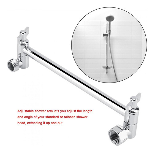Soporte De Pared Con Brazo De Extensión De Ducha Ajustable