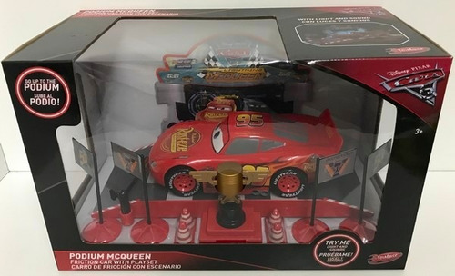 Disney Cars Playset Podio Rayo Mcqueen A Friccion Cod 7111