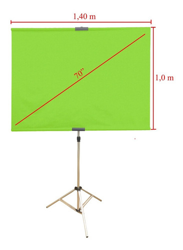 Imagem 5 de 10 de Fundo Infinito Tela Chroma Key Tela Home Office Zoom Green