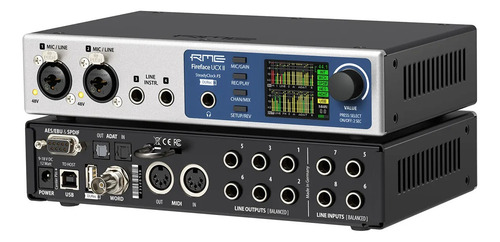 Interface Áudio Usb 8x8 Digital 12 I/o Rme Fireface Ucx Ii