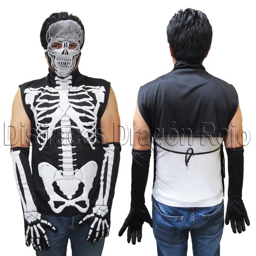 Disfraz Calavera Para Adulto - Catrin Esqueleto Halloween
