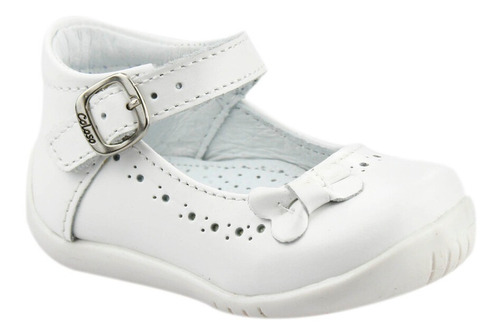 Calzado Zapato Niña Coloso 8804 Blanco Botita Casual