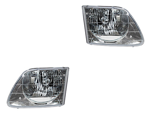 Par Faros Ford F-250 2005 2006 2007 2008 2009 Cristal