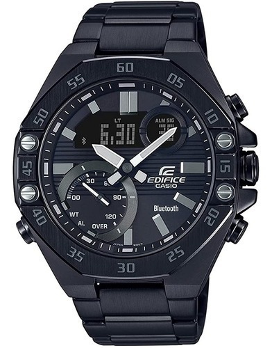 Reloj Casio Edifice Ecb-10dc-1adf Hombre 100% Original Color de la correa Negro Color del bisel Negro Color del fondo Negro