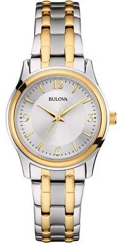 Reloj bulova plateado hot sale