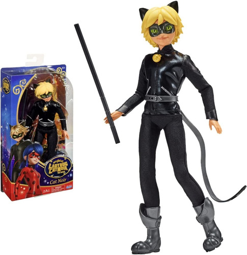 Muñeca Aarticulada Cat Noir Miraculous La Película 