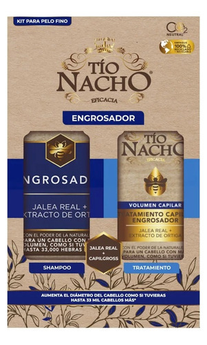  Pack Tio Nacho Engrosador Shampoo 415ml + Tratamiento 90ml