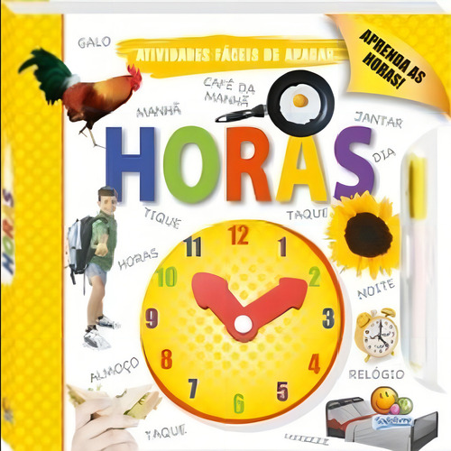 Atividades Faceis De Apagar - Horas, De Company, The Book., Vol. Infantil. Editora Todolivro, Capa Mole Em Português, 20
