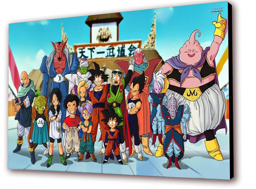 Cuadro 50x30cms Decorativo Dbz 3 !!!