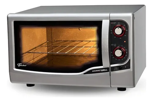 Forno de bancada elétrico Fischer Gourmet Grill 9741-79180 44L prateado