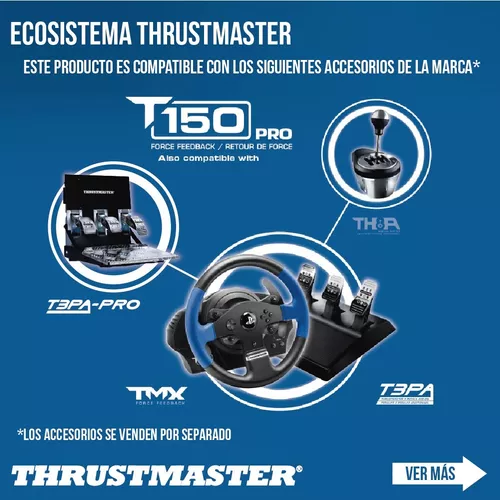 Volante Y Pedales X3 Pc Ps4 Ps3 Thrustmaster T150 Rs Pro