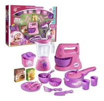 Comprar Show De Cozinha 22 Peças Acessórios Infantil Zuca Toys Cor Rosa