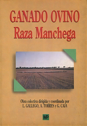 Ganado Ovino Raza Manchega De Gallego, De Gallego. Editorial Mundi-prensa En Español