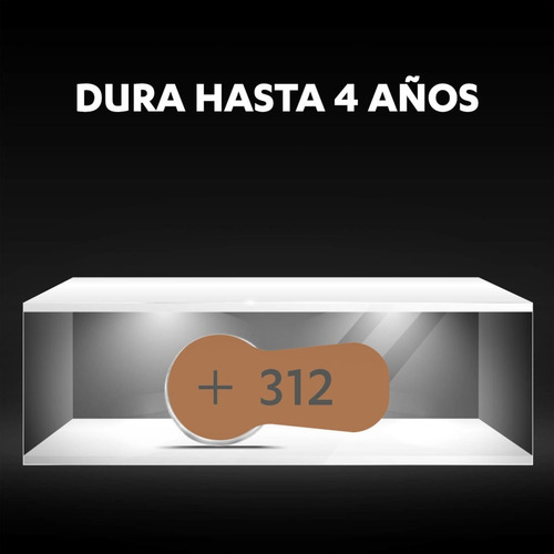 Pack 6 Pilas Duracell Numero 312
