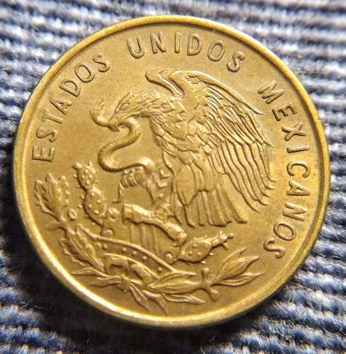 Moneda Un Centavo Espiga 1962, En Bronce 16mm. (Usado)