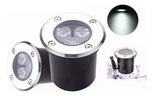 3w Spot Empotrable Para Piso Exterior Led Impermeable