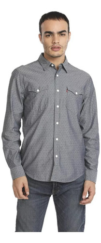 Camisa Levis Classic Clean Grey S Hombre 