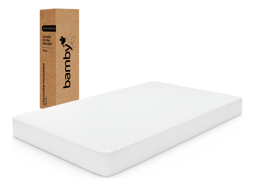 Colchon Cuna Bebe Impermeable Memory 130x70x15 Medium