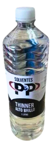 Thinner Tiner Tinner Multiproposito Solvente P&p 1 Litro