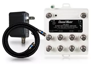 Channel Master Cm-3418 Open Box 8 Port Distribution Amplifie