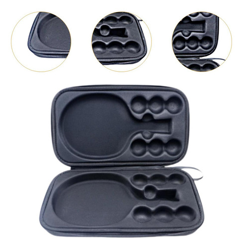 Para Estuche Para Raqueta De Tenis De Mesa, Gris Con 2