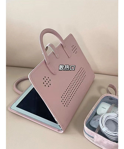 Computadora Portátil Funda Protectora Portátil Pu Con Mango