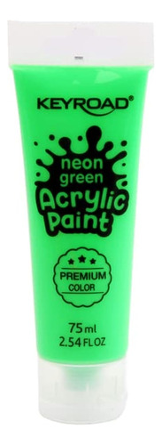 Pintura Acrílica Pomo 75ml Colores Intensos, Flúo, Metálicos