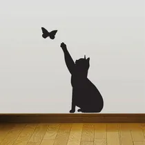 Comprar Decoracion Para El Hogar Con Unico Stickers Para Pared Gato 