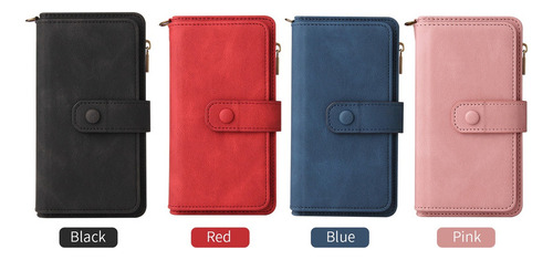 Funda Tipo Cartera For Motorola Moto G30 G60 G50 G73 Con 15