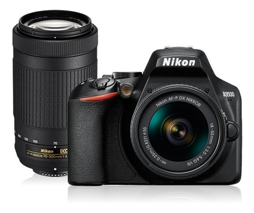 Nikon D3500 + Lente 18-55mm + 70-300mm