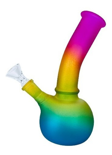 Glass Bong Raibow 19 Cm Candyclub