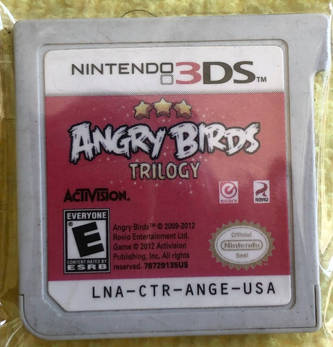 Angry Birs Trilogy Nintendo 3ds