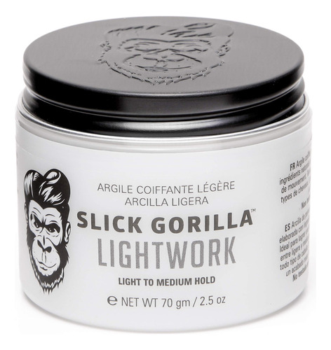 Slick Gorilla Lightwork - Arcilla Para Peinar El Cabello, 2.