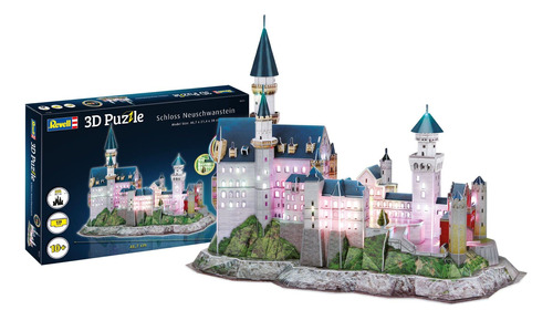 Revell 00151 Neuschwanstein Castle Edición Led 3d Puzzle